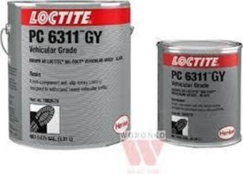 DESCRIPTION: (1) FLOOR COAT VEHICULAR GRADE BRAND/MODEL: LOCTITE #6311 INFORMATION: BLACK RETAIL$: $419.80 TOTAL SIZE: 2 PART KIT, BOTH INCLUDED QTY: