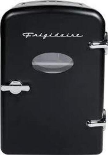 DESCRIPTION: (1) RETRO MINI COOLER BRAND/MODEL: FRIGIDAIRE INFORMATION: BLACK, 9-CAN CAPACITY RETAIL$: $29.27 QTY: 1