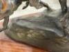 FREDERIC REMINGTON "THE OLD DRAGOONS" BRONZE SCULPTURE - 4