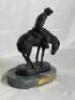 FREDERIC REMINGTON "NORTHER" BRONZE SCULPTURE - 4