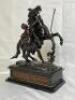 D'APRES GUILLAUME COUSTO "CHEVAUX DE MARLY" BRONZE SCULPTURE - 3