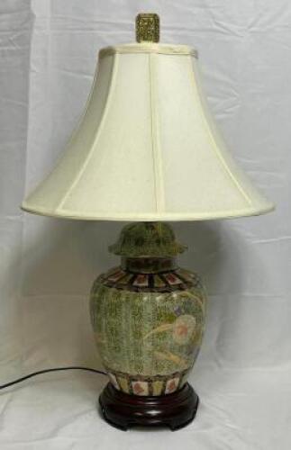 VINTAGE LAMP WITH PORCELAIN BASE