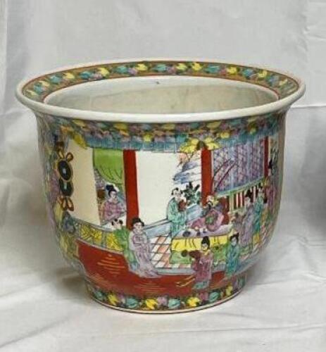 VINTAGE IMARI PORCELAIN PLANTER