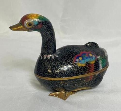 PORCELAIN IMARI DUCK DISH
