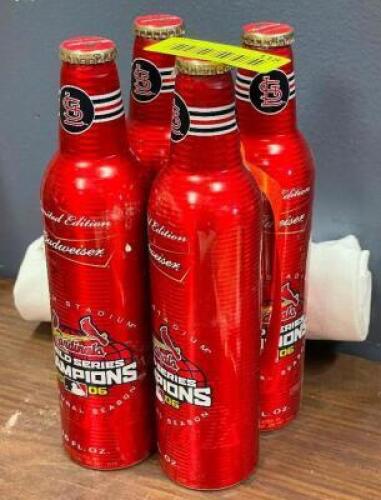 VINTAGE BUDWEISER 2006 WORLD SERIES BOTTLES
