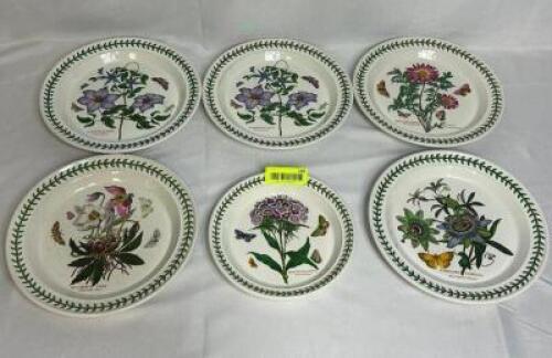 (4) - PC. PORTMEIRION POTTERY / BOTANIC GARDEN PATTERN MATCHING DISH SET