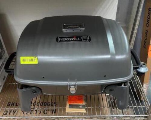 1-Burner Portable Propane Gas Table Top Grill in Black