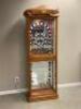 78" ILLUMINATED RACING DISPLAY CABINET WITH WOOD CAR TOP - 3
