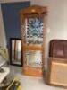 78" ILLUMINATED RACING DISPLAY CABINET WITH WOOD CAR TOP - 8