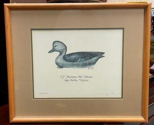 THELMA PETERSON "HURRICAN PETE" SIGNED FRAMED PRINT 1366/2000
