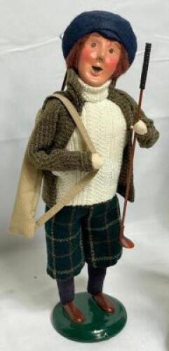 BYERS CHOICE CAROLERS DOLL - GOLFERS