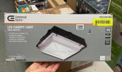 350-Watt Equivalent Integrated LED Outdoor Security Light, 5300 Lumens, Canopy and Area Light