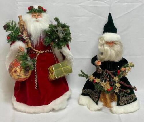 (2) - PC. DECORATIVE SANTA DOLLS