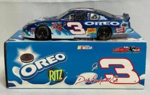 DALE EARNHARDT JR. #3 OREO / RITZ 2002 MONTE CARLO 1:24 SCALE AUTHENTIC STOCK CAR