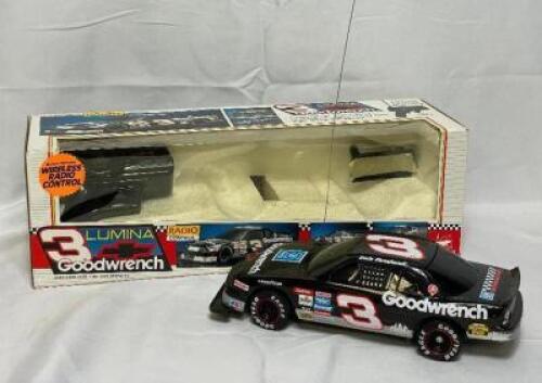 VINTAGE #3 GOODWRENCH LUMINA WIRELESS RC CAR WITH ORIGINAL PARTS AND BOX