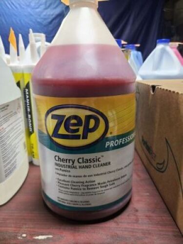 DESCRIPTION: (1) INDUSTRIAL HAND CLEANER BRAND/MODEL: ZEP INFORMATION: CHERRY CLASSIC RETAIL$: $28.15 EA SIZE: 1 GALLON QTY: 1