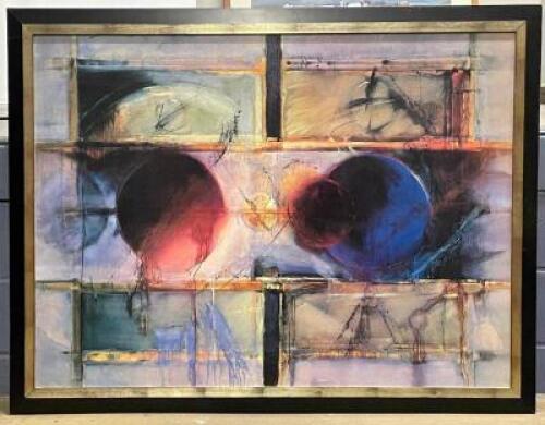 FRAMED CONTEMPORARY ARTWORK - PRINT