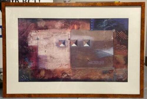 FRAMED CONTEMPORARY ARTWORK - PRINT
