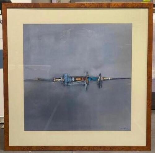 FRAMED CONTEMPORARY ARTWORK - PRINT