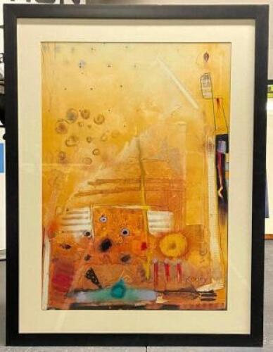 FRAMED CONTEMPORARY ARTWORK - PRINT