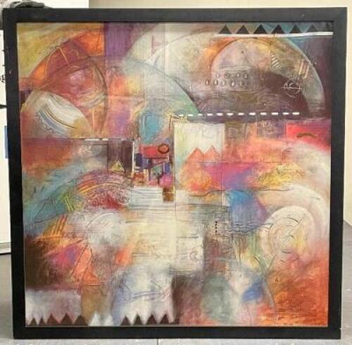 FRAMED CONTEMPORARY ARTWORK - PRINT
