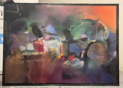 FRAMED CONTEMPORARY ARTWORK - PRINT