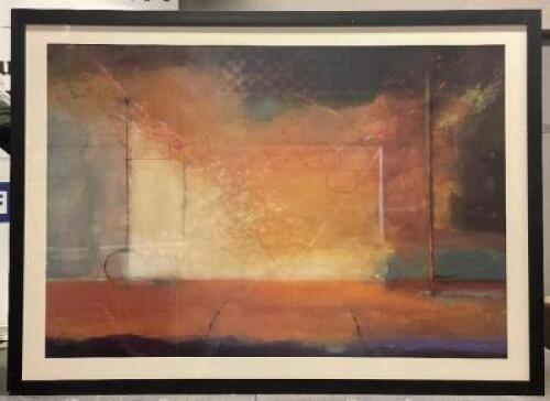 FRAMED CONTEMPORARY ARTWORK - PRINT