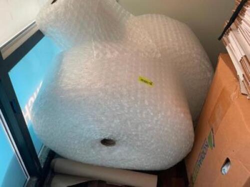 DESCRIPTION: (3) PARTIAL ROLLS OF BUBBLE WRAP LOCATION: KITCHEN THIS LOT IS: ONE MONEY QTY: 1