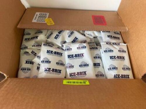 DESCRIPTION: (1) BOX OF ICE-BRIX FREEZABLE PACKETS LOCATION: FRONT THIS LOT IS: ONE MONEY QTY: 1