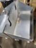 DESCRIPTION: (2) PART WASHING SINKS WITH DRAIN HOLES INFORMATION: GALVANIZED STEEL RETAIL$: $1059.00 EA SIZE: 26"H 42"L 68"W QTY: 2 - 2