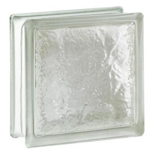 Cortina 4 in. Thick Series 8 x 8 x 4 in. Ice Pattern Glass Block (8 PACK)