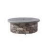 DESCRIPTION: (1) SKYLANDS GAS HEATING ROCK, ROUND FIRE TABLE BRAND/MODEL: MARTHA STEWART #15PFP-SKYL40-CHDRY INFORMATION: GREY RETAIL$: $550.33 EA SIZ