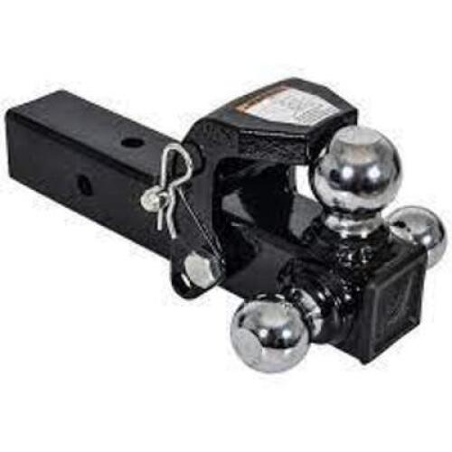 DESCRIPTION: (1) TRI-BALL HITCH WITH PINTLE HOOK BRAND/MODEL: BUYERS #3KXY3 INFORMATION: BLACK RETAIL$: $173.47 EA SIZE: 1-7/8", 2", 2-5/16" BALL SIZE