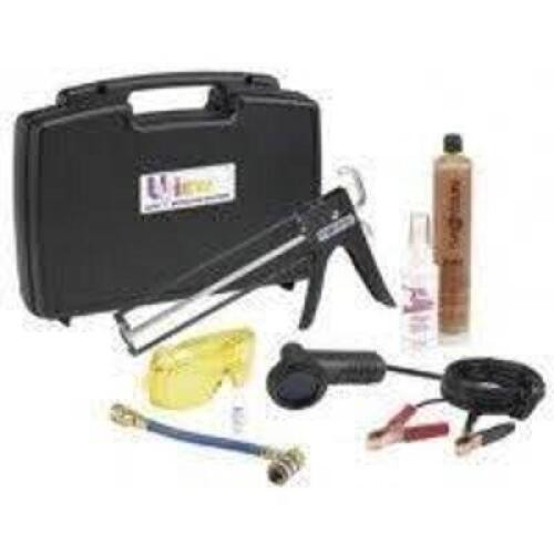 DESCRIPTION: (1) LEAK DETECTION KIT BRAND/MODEL: UVIEW #414500 INFORMATION: BLACK CARRY CASE RETAIL$: $225.14 EA QTY: 1