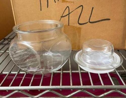 SMALL GLASS CONTAINERS WITH LIDS (6 PACK)