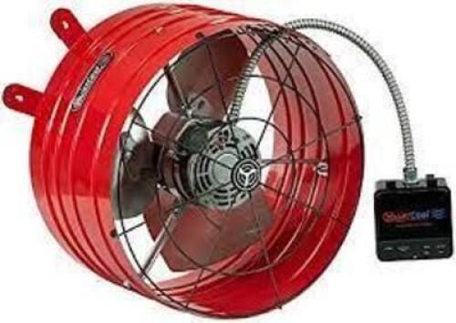 DESCRIPTION: (1) SMART ATTIC GABLE FAN BRAND/MODEL: QUIETCOOL #AFGSMTPRO-3.0 INFORMATION: RED RETAIL$: $179.00 EA QTY: 1