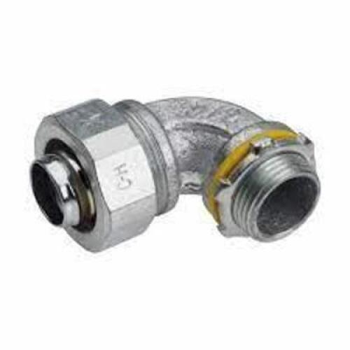 DESCRIPTION: (10) 90 DEGREE ANGLE MALE CONNECTOR WITHOUT INSULATED THROAT BUSHING BRAND/MODEL: EATON #LT7590 RETAIL$: $12.50 EA SIZE: 3/4" QTY: 10