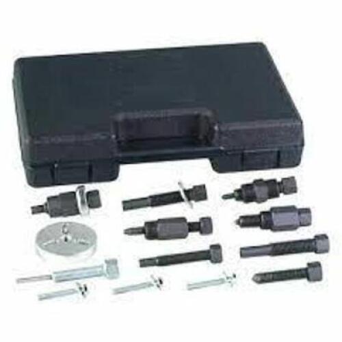 DESCRIPTION: (1) A/C CLUTCH HUB REMOVER AND INSTALLER KIT BRAND/MODEL: OTC STINGER #4535 INFORMATION: BLACK CARRY CASE RETAIL$: $90.47 EA QTY: 1