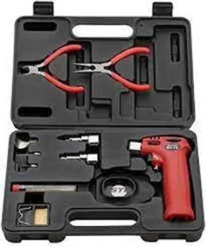 DESCRIPTION: (1) TRIGGER TORCH 3 IN 1 HEAT TOOL KIT BRAND/MODEL: MASTER APPLIANCE #MT-76K INFORMATION: BLACK CARRY CASE RETAIL$: $63.90 EA QTY: 1