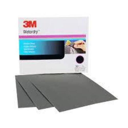 DESCRIPTION: (1) CASE OF (50) WETORDRY ABRASIVE SHEET BRAND/MODEL: 3M #02036 INFORMATION: P600 RETAIL$: $60.61 TOTAL SIZE: 9" X 11" QTY: 1
