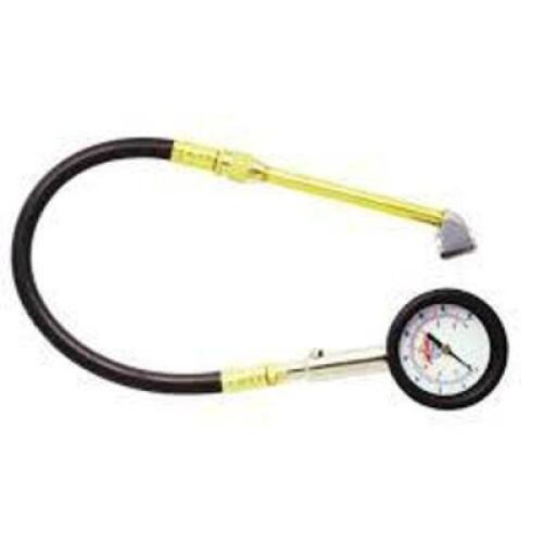 DESCRIPTION: (2) DIAL TIRE GAUGE BRAND/MODEL: MILTON #S908 RETAIL$: $29.70 EA SIZE: LONG HOSE QTY: 2