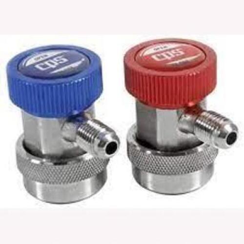 DESCRIPTION: (1) SET OF CONVERSION STYLE COUPLER BRAND/MODEL: CPS PRODUCTS #QC14SET INFORMATION: R12 TO R134A RETAIL$: $40.65 TOTAL QTY: 1