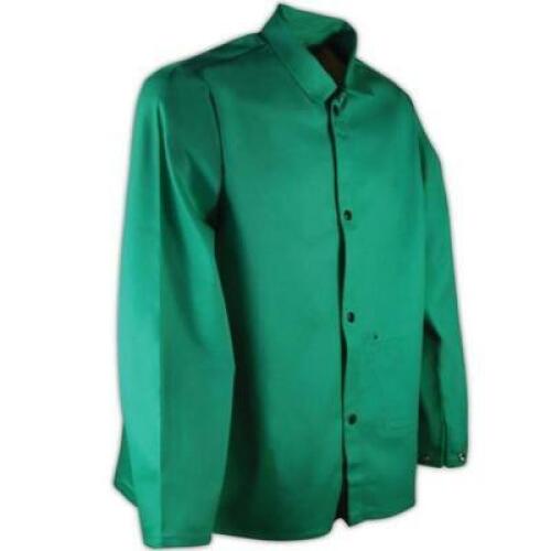 DESCRIPTION: (10) FLAME RESISTANCE BUTTON-UP SHIRT BRAND/MODEL: I-GUARD #JGNXLSTD-C9 INFORMATION: GREEN RETAIL$: 26.16 EACH SIZE: LARGE, IMAGES ARE FO