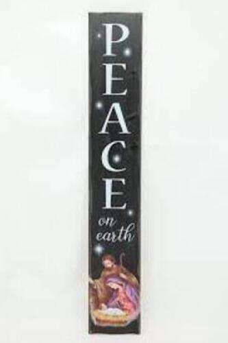 DESCRIPTION: (1) CASE OF (6) HOLIDAY SIGNS BRAND/MODEL: TREMONT FLORAL #XN1370-169 INFORMATION: PEACE ON EARTH RETAIL$: $15.78 A SIGN QTY: 1