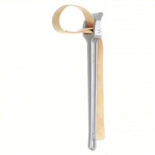 DESCRIPTION: (1) STRAP WRENCH BRAND/MODEL: RIDGID #4CW49 RETAIL$: $94.11 EA SIZE: For 7 in Outside Dia, 18 in Handle Lg, 1 3/4 in Strap Wd, 29 1/4 in