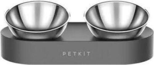 DESCRIPTION: (1) SET OF ELEVATED DOG/CAT BOWEL BRAND/MODEL: PETKIT INFORMATION: GREY AND STAINLESS RETAIL$: $23.99 EA QTY: 1