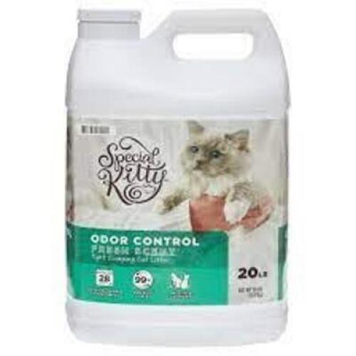 DESCRIPTION: (1) ODOR CONTROL TIGHT CLUMPING CAT LITTER BRAND/MODEL: SPECIAL KITTY RETAIL$: $10.00 EA SIZE: 20 LB QTY: 1