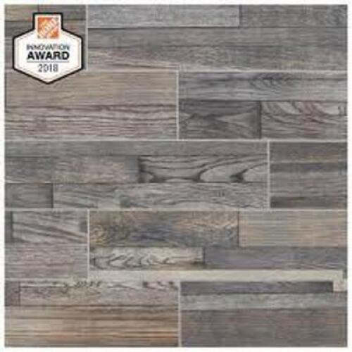 (28) SQ FT OF Pewter Wood 6 in. x 24 in. Glazed Porcelain Floor and Wall Tile