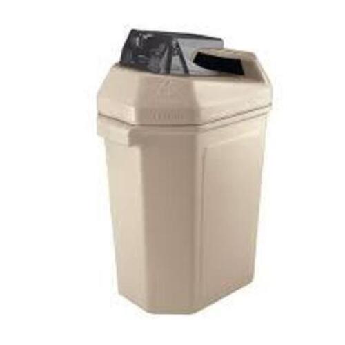 DESCRIPTION: (1) RECTANGULAR CANPACTOR BRAND/MODEL: COMMERCIAL ZONE #745102 INFORMATION: BEIGE RETAIL$: $100.00 EA SIZE: 30 GALLON QTY: 1
