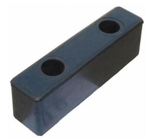 DESCRIPTION (12) GRAINGER RECTANGULAR RUBBER DOCK BUMPER BRAND/MODEL 22NT80 ADDITIONAL INFORMATION BLACK/BOLT-ON/RETAILS AT $64.56 PER LOT SIZE 2-1/2"